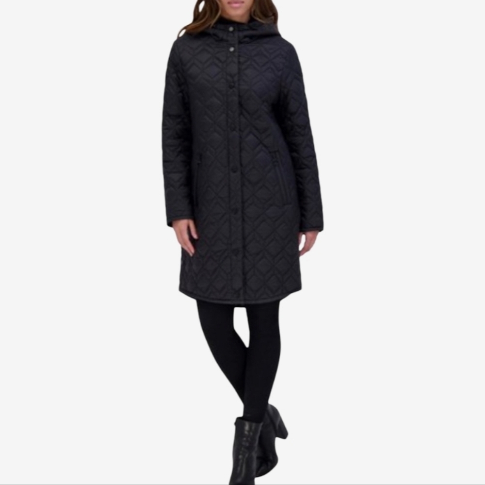 Braetan Women's Black Puffer Coat Size M - Picture 2 of 3
